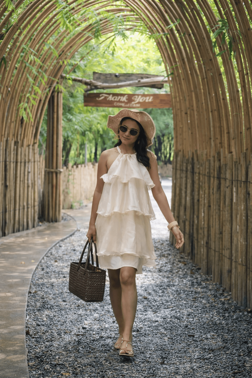 ZEYA - Sophia Organza Halterneck Mini Dress