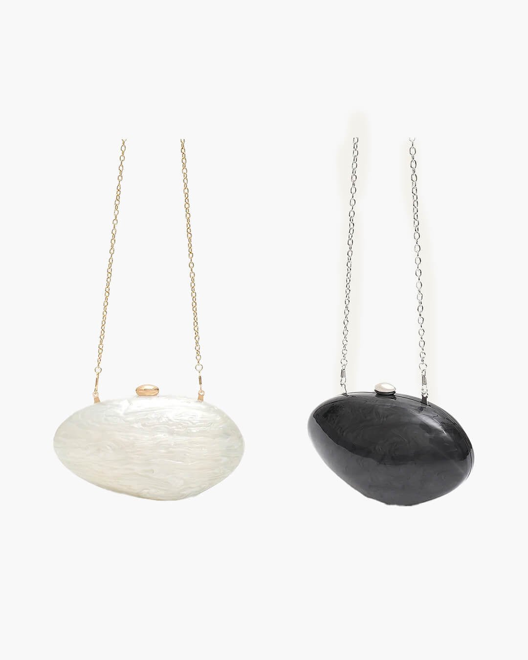 ZEYA - Sophia Shell-Shaped Acrylic Clutch