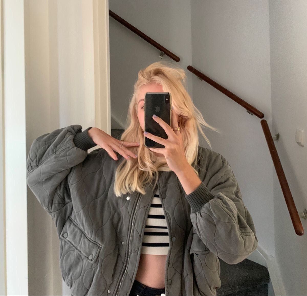 ZEYA - Stella Padded Bomber Jacket