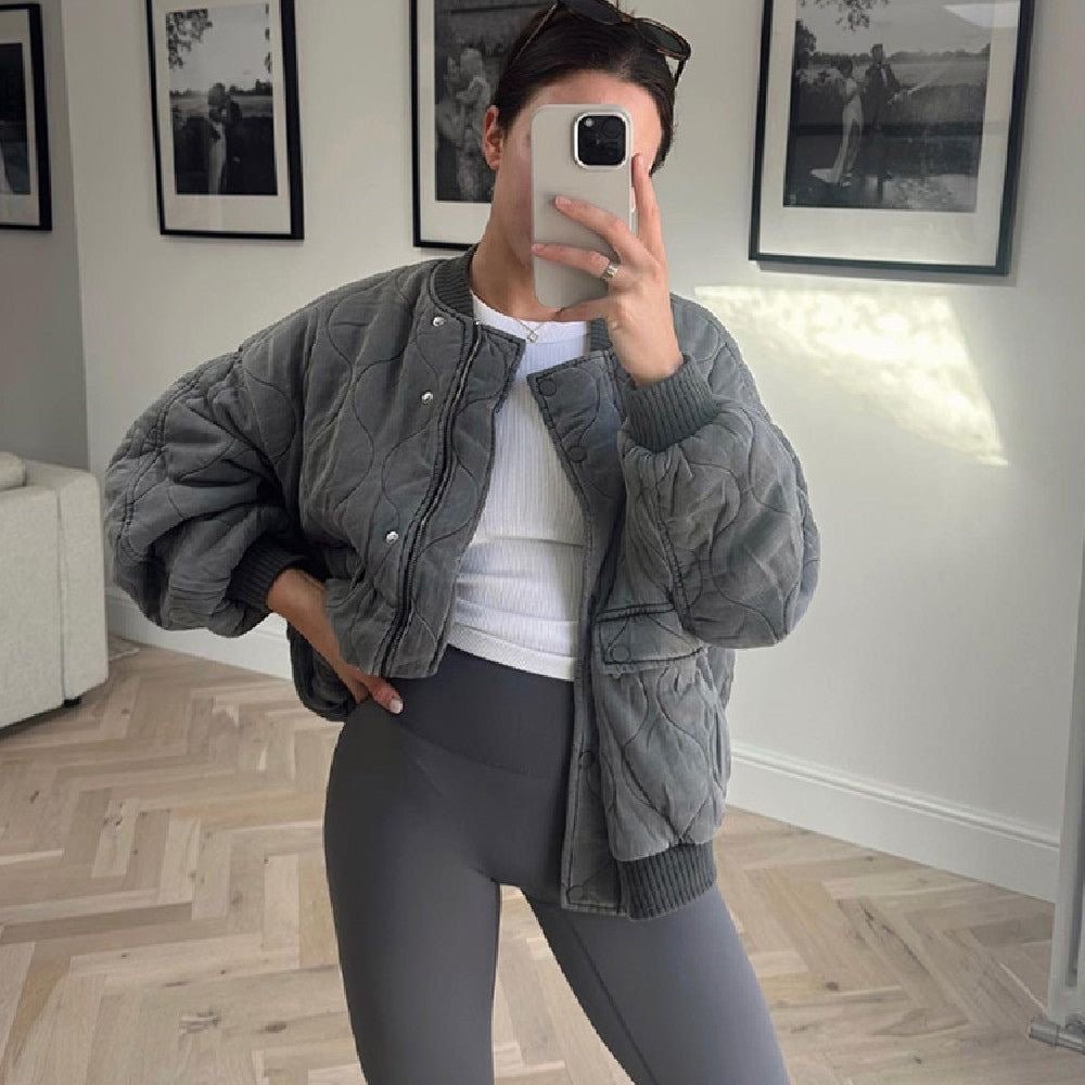 ZEYA - Stella Padded Bomber Jacket