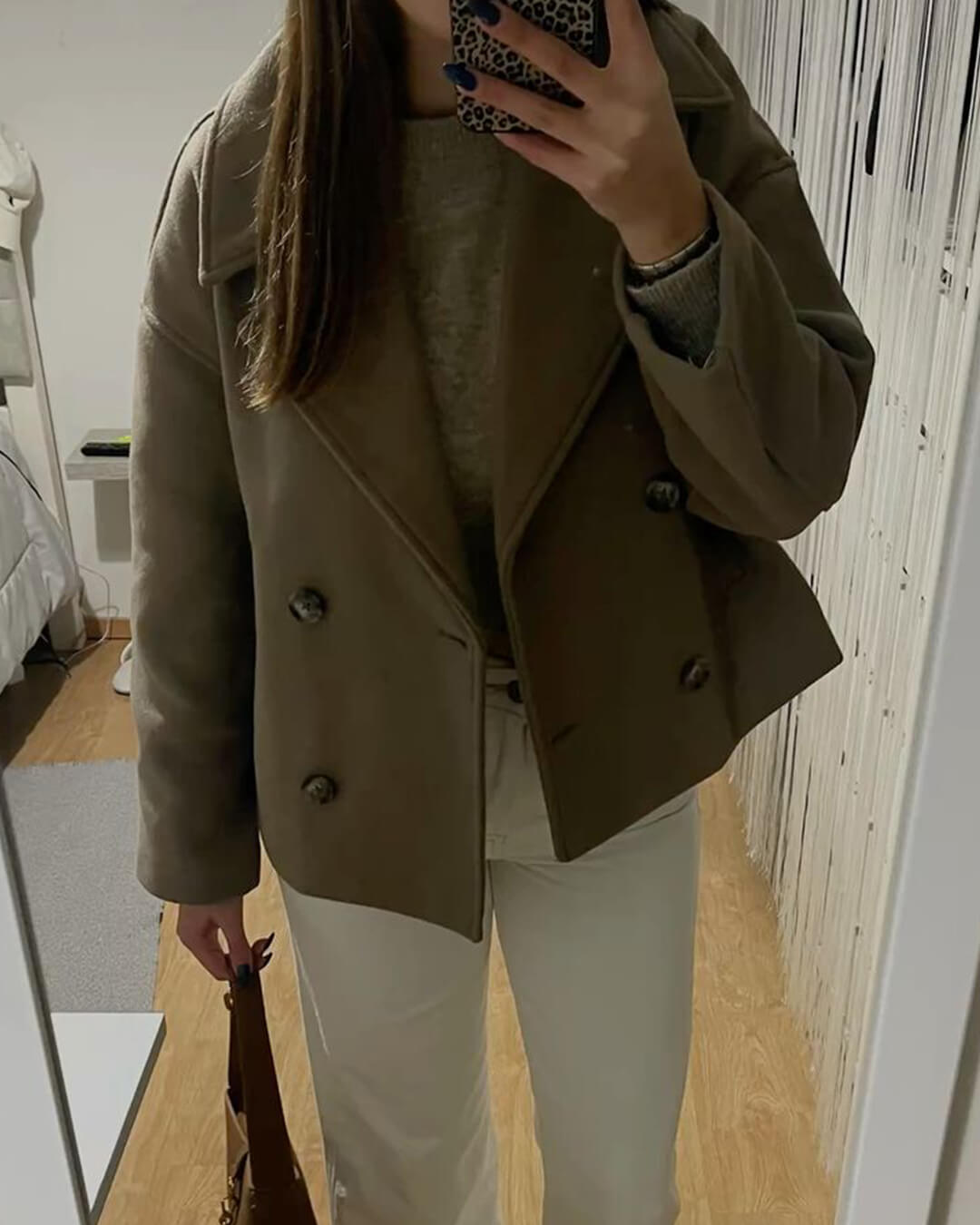 ZEYA - Suzy Short Double - Breasted Coat