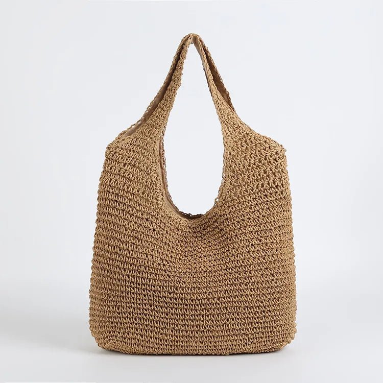 ZEYA - Svea Woven Rattan Tote Bag