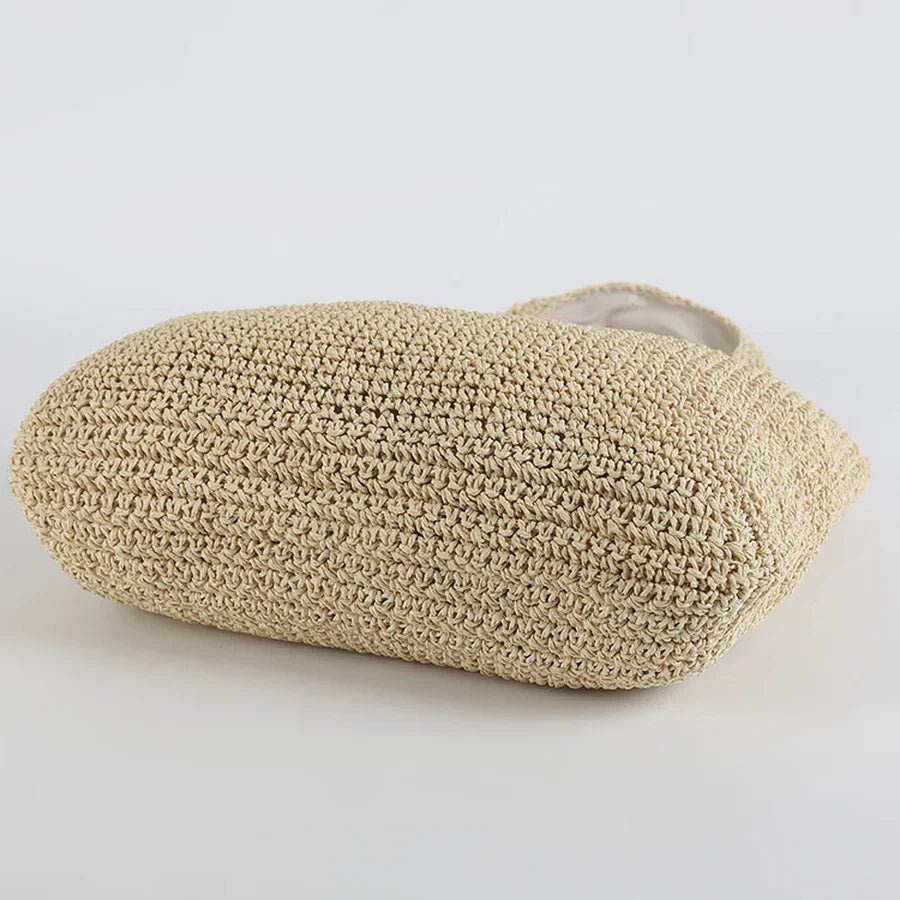 ZEYA - Svea Woven Rattan Tote Bag