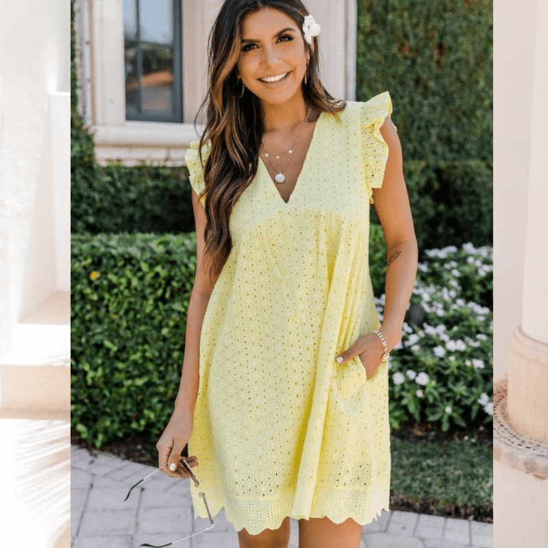 ZEYA - Sylvie V-Neck Sleeveless Mini Dress