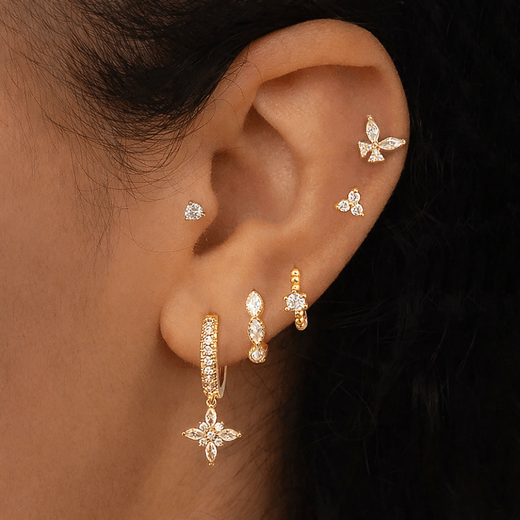 ZEYA - Vanessa Butterfly Piercing Set