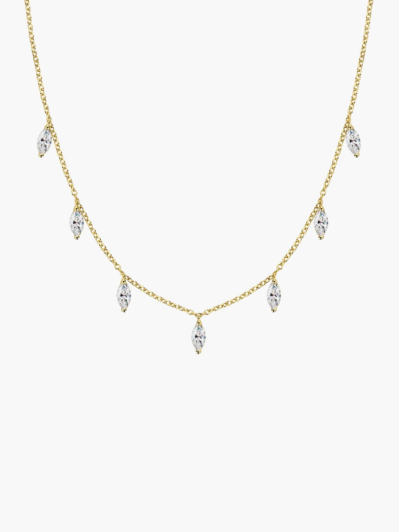 ZEYA - Vera Marquise Cut Necklace