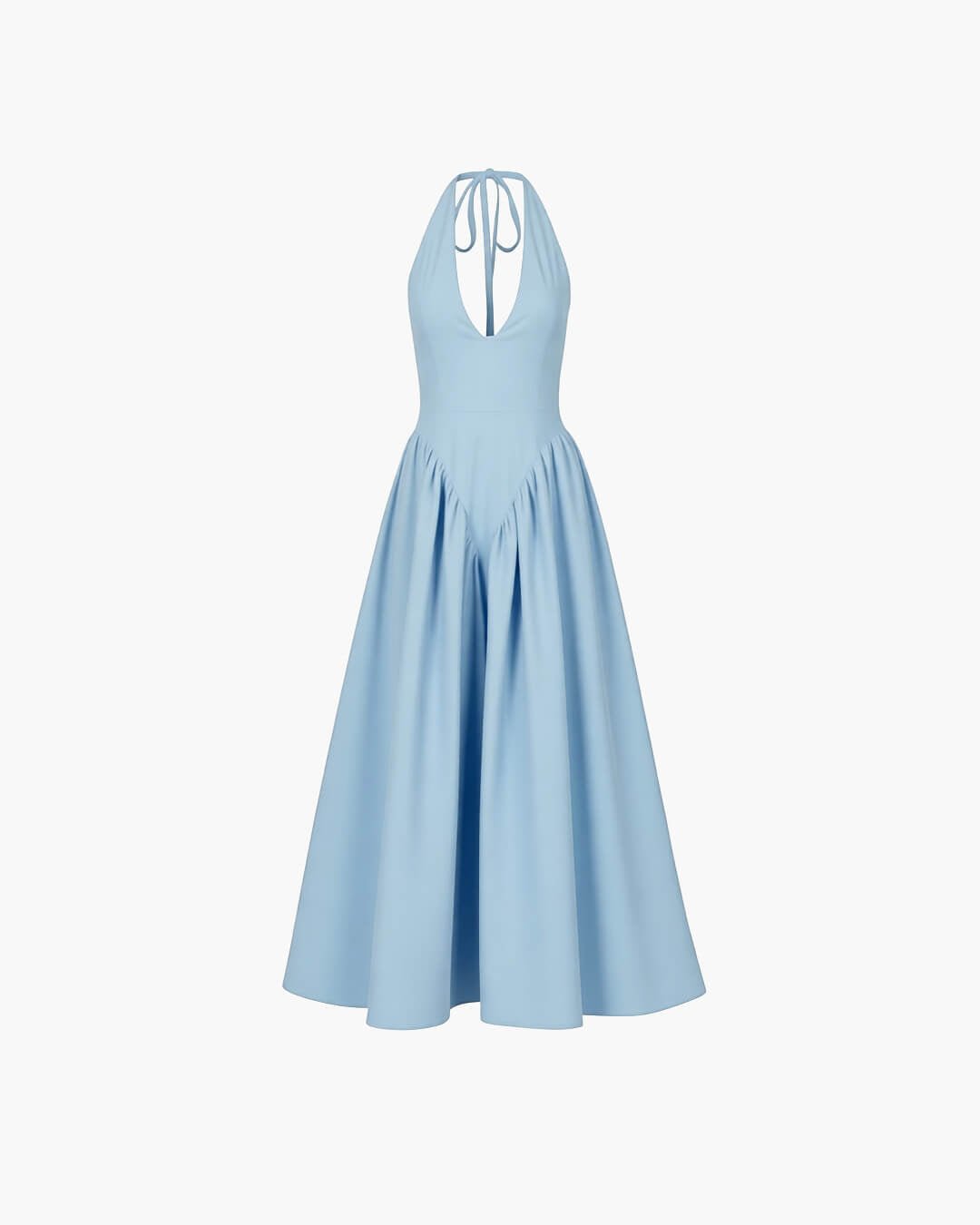 ZEYA - Ximena Deep Neck Maxi Dress