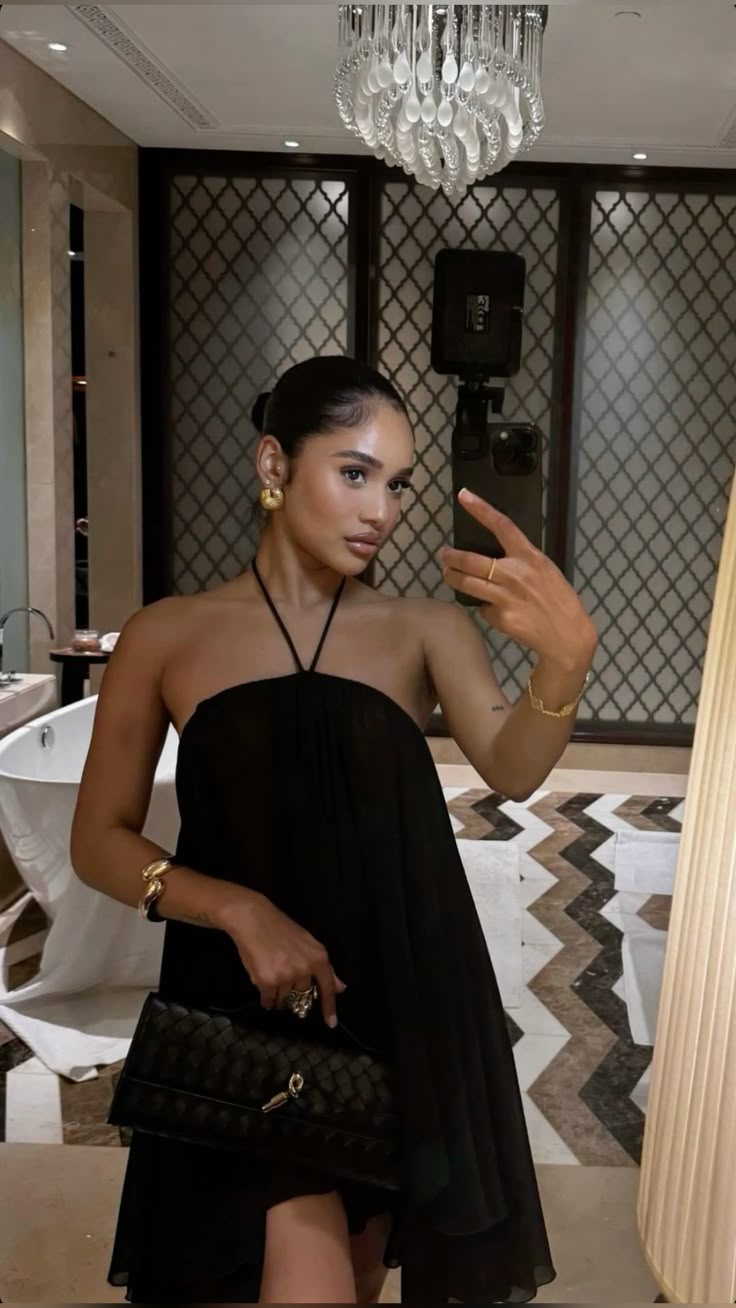 ZEYA - Yasmin Backless Halter Mini Dress